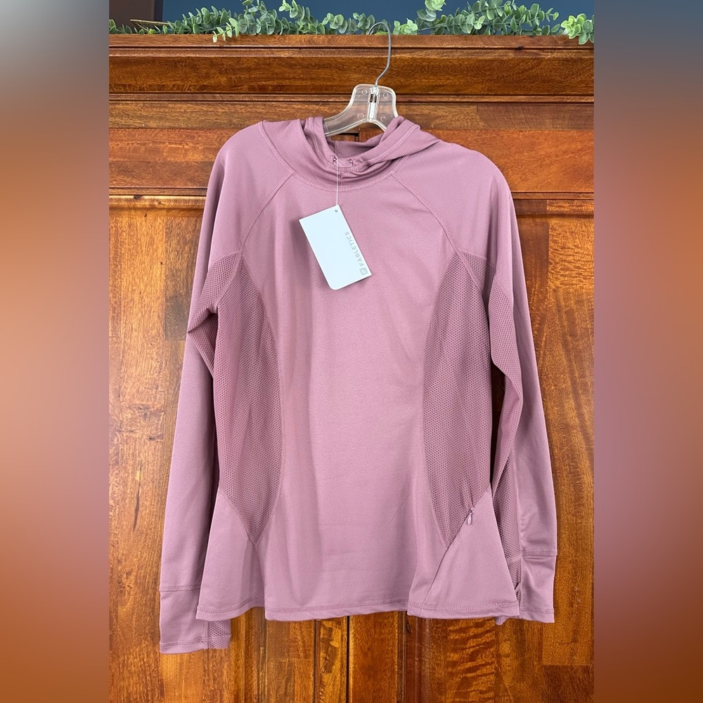 Fabletics Mauve Performance Pullover NWT - image 1